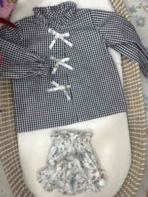 CONJUNTO CAMISA Y BRAGA / MUCHO GUSTO MAMI