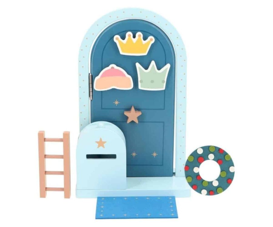 Puerta y Buzón Mágicos con Complementos Azul Personalizable Monnëka / TUTETE