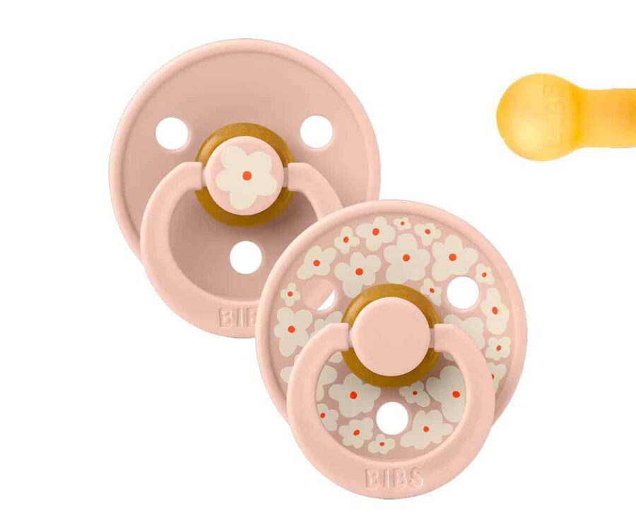 2 Chupetes BIBS Studio Colour Round Jasmine Blush Mix BIBS / TUTETE