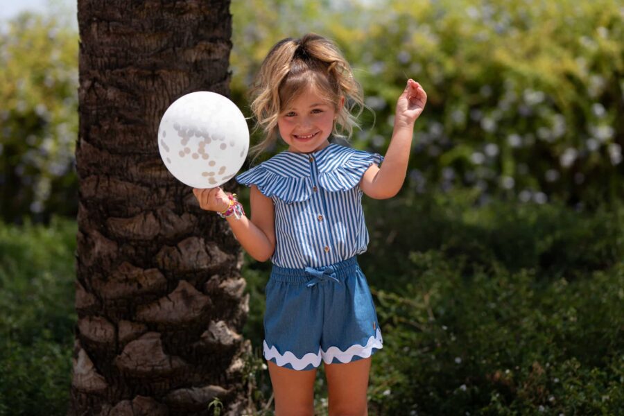 BLUSA RAYAS DENIM / JOSÉ VARON