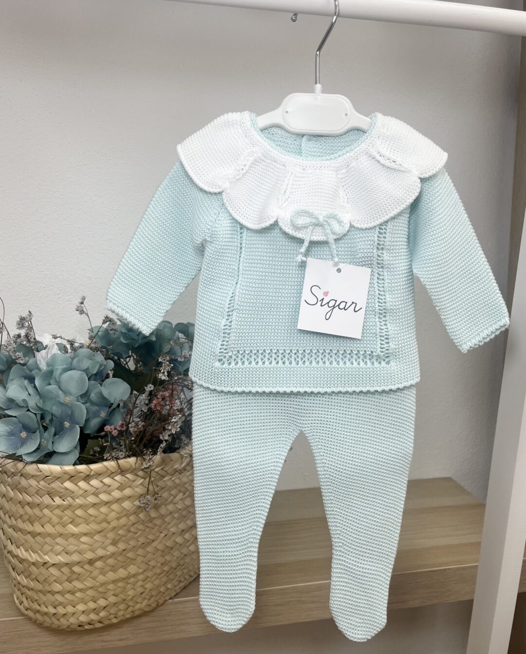 TRAJE 2P POLAINA BLANCO AGUA CUELLO / SIGAR