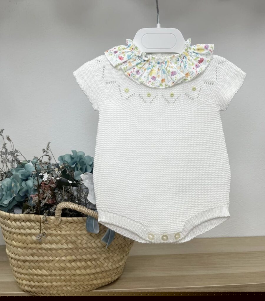 PELELE BORDADO BLANCO / PALOMA DE LA O