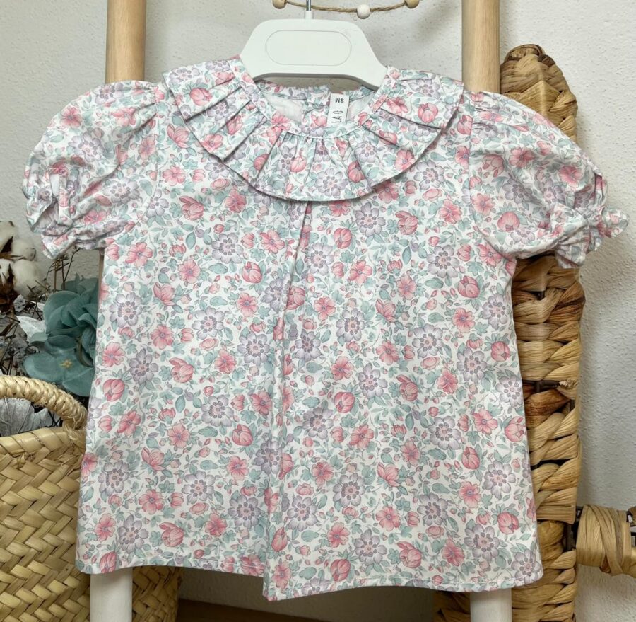 BLUSA FLORES MALVA / PALOMA DE LA O