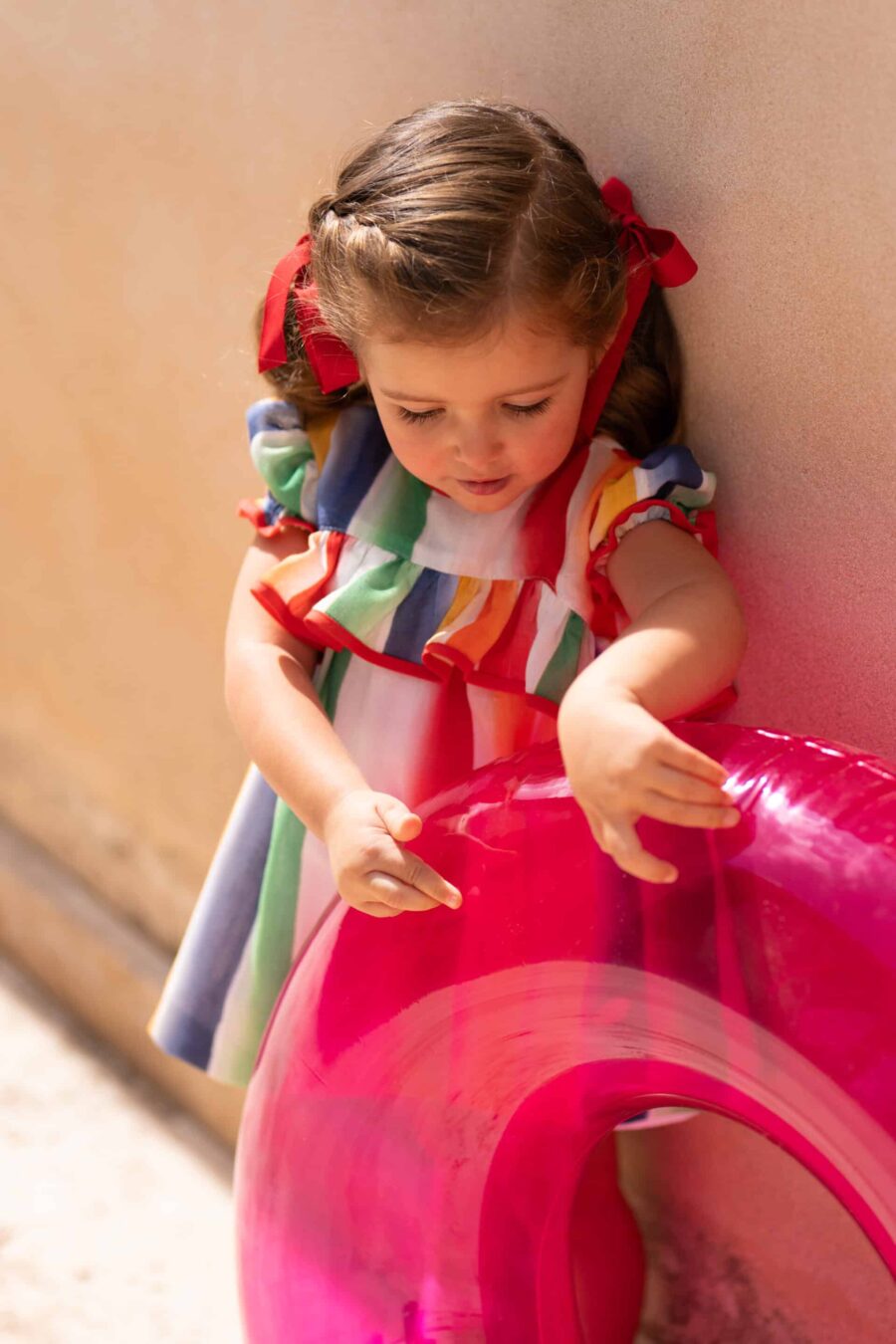 VESTIDO MULTICOLOR BEBE 2P/ COCOTE