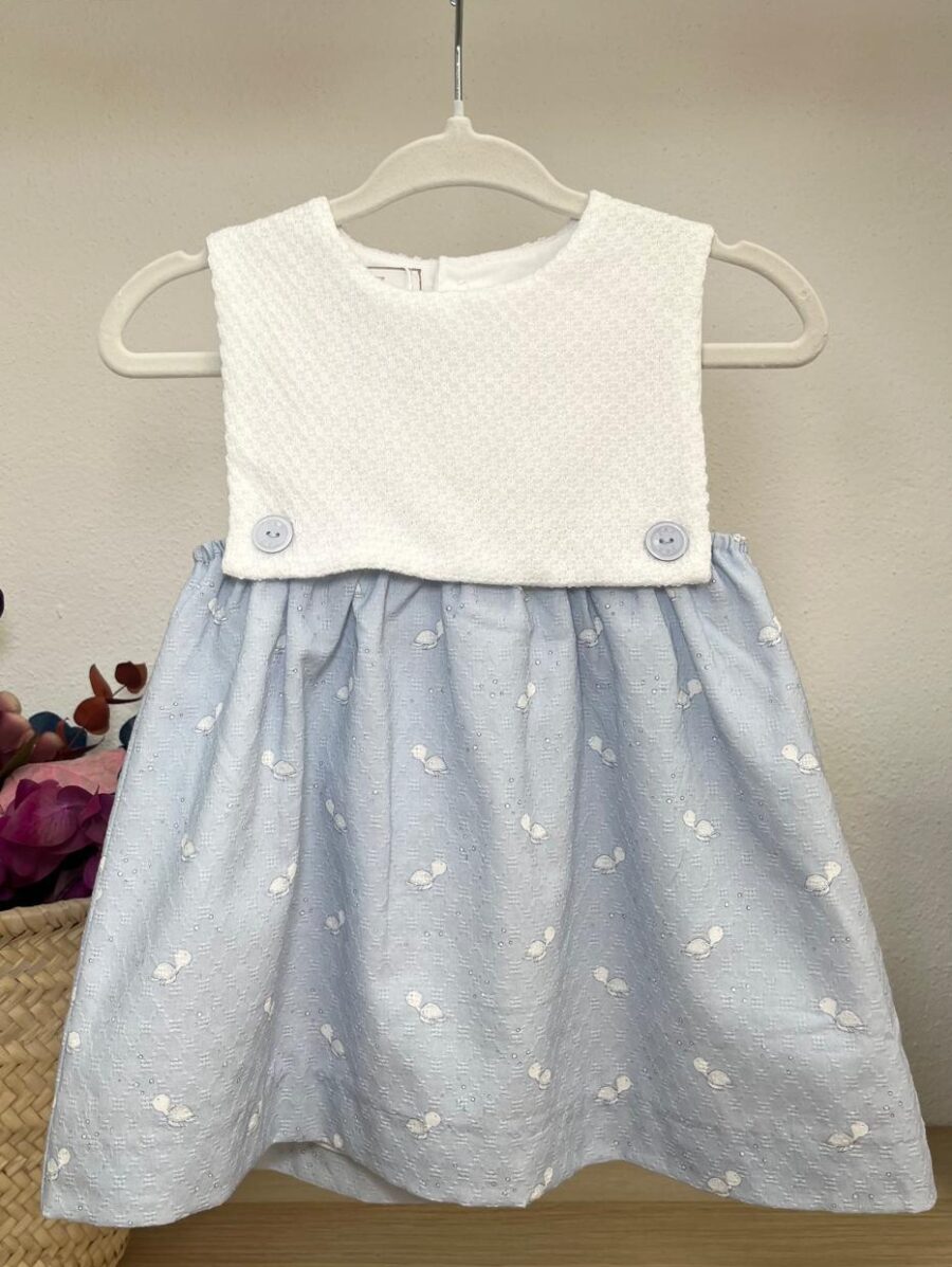 VESTIDO PTO/TELA "ESPUMA V26" / PAZ RODRIGUEZ