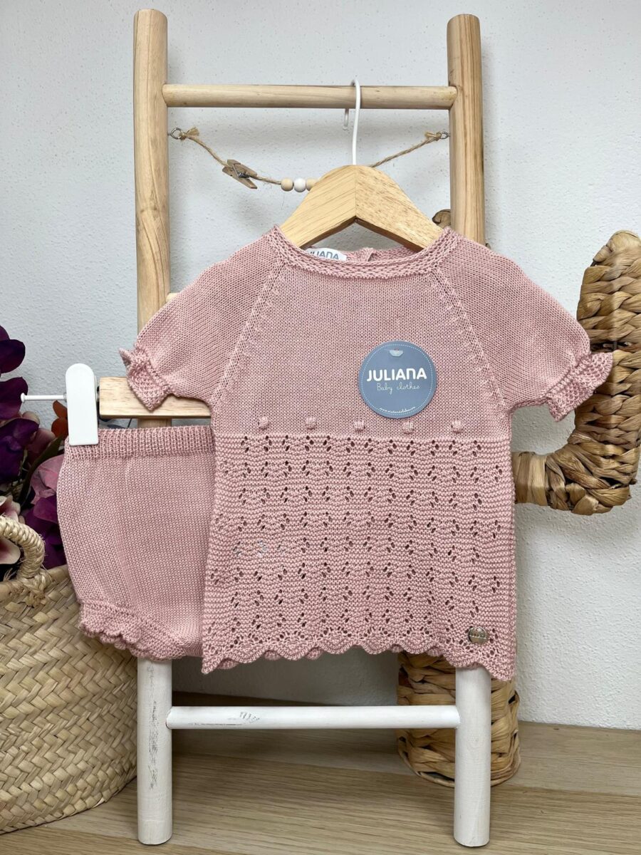 CONJUNTO 2.P BRAGA PUNTO CALADOS BODOQUES MAQUILLAJE / JULIANA