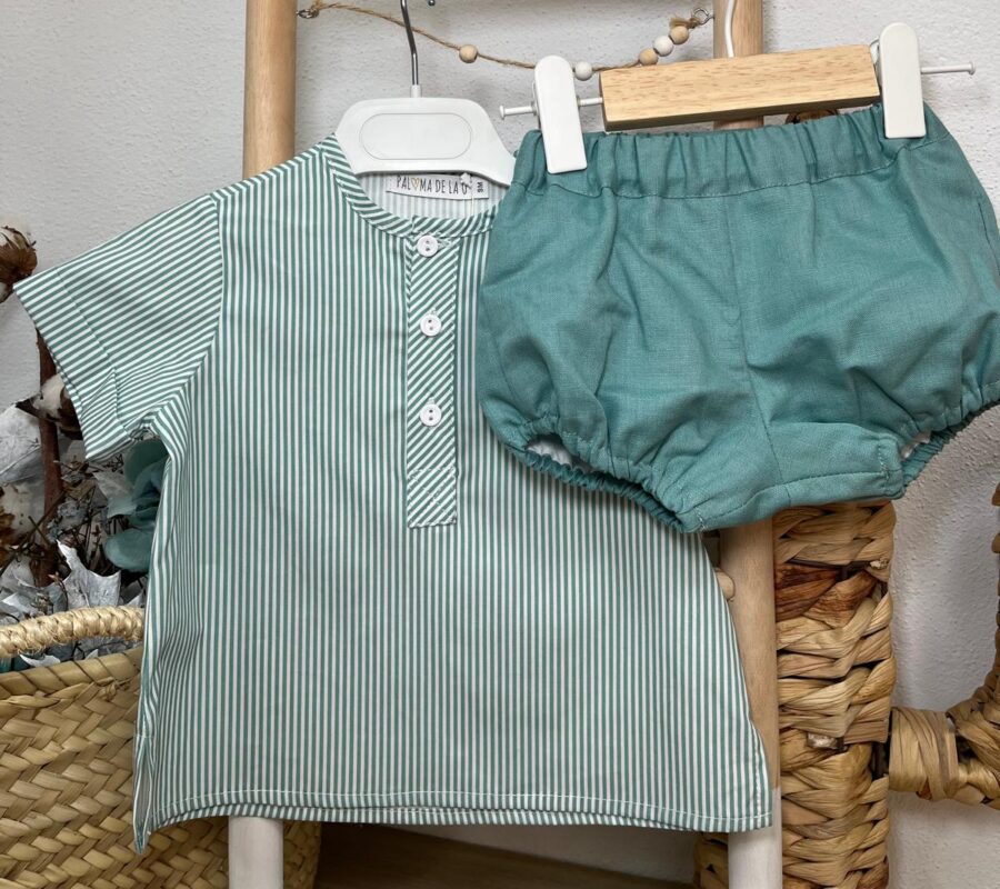 CONJUNTO CAMISA Y POLOLO / PALOMA DE LA O