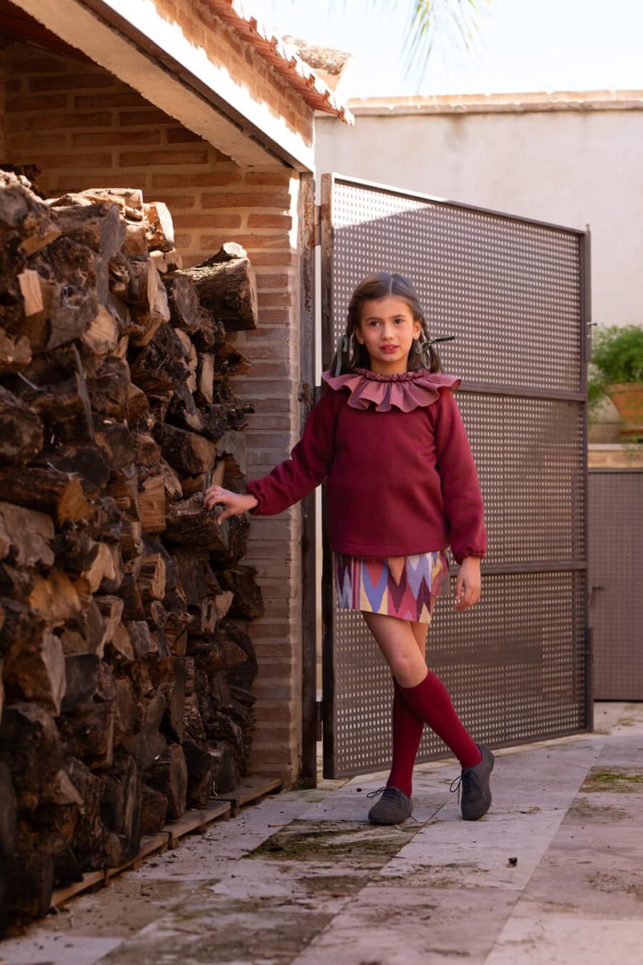 SUDADERA CUADRITOS IKAT / COCOTE