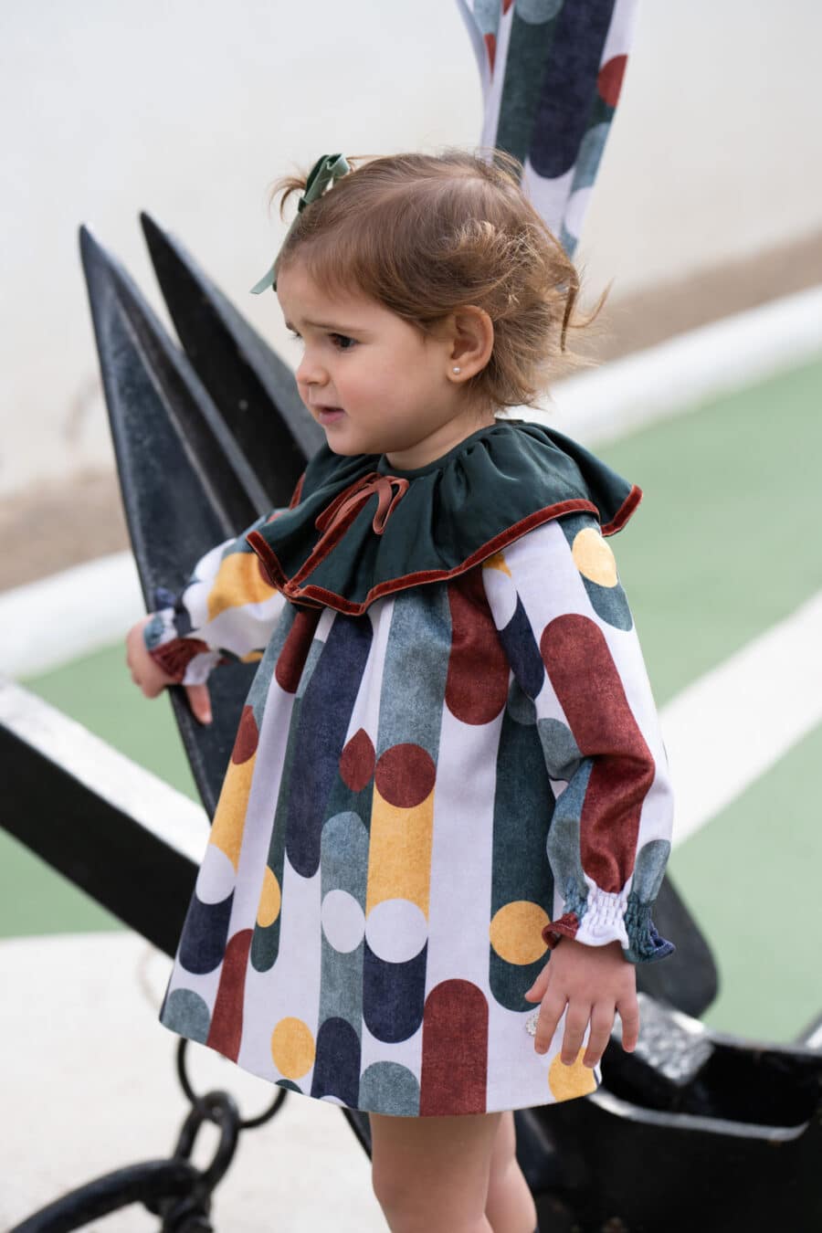 VESTIDO TERCIOPELO BEBE 2P / JOSÉ VARÓN